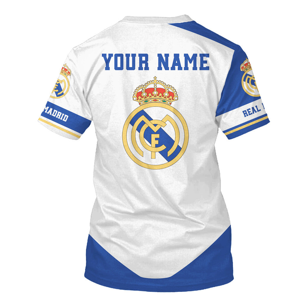 Personalized Real Madrid Q3 3D Full Printing Set , Real Madrid Shirt , Hoodie , Short , Polo ,hawaii