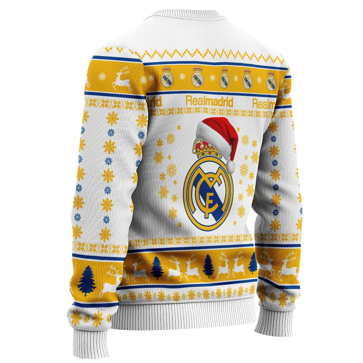 Real Madrid Q2 Ugly Christmas Sweater , Unisex Wool Sweater Q051003