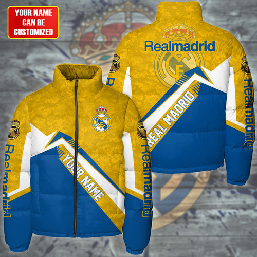 Real Madrid Puffer Thermal Stand Collar Jacket Q211002
