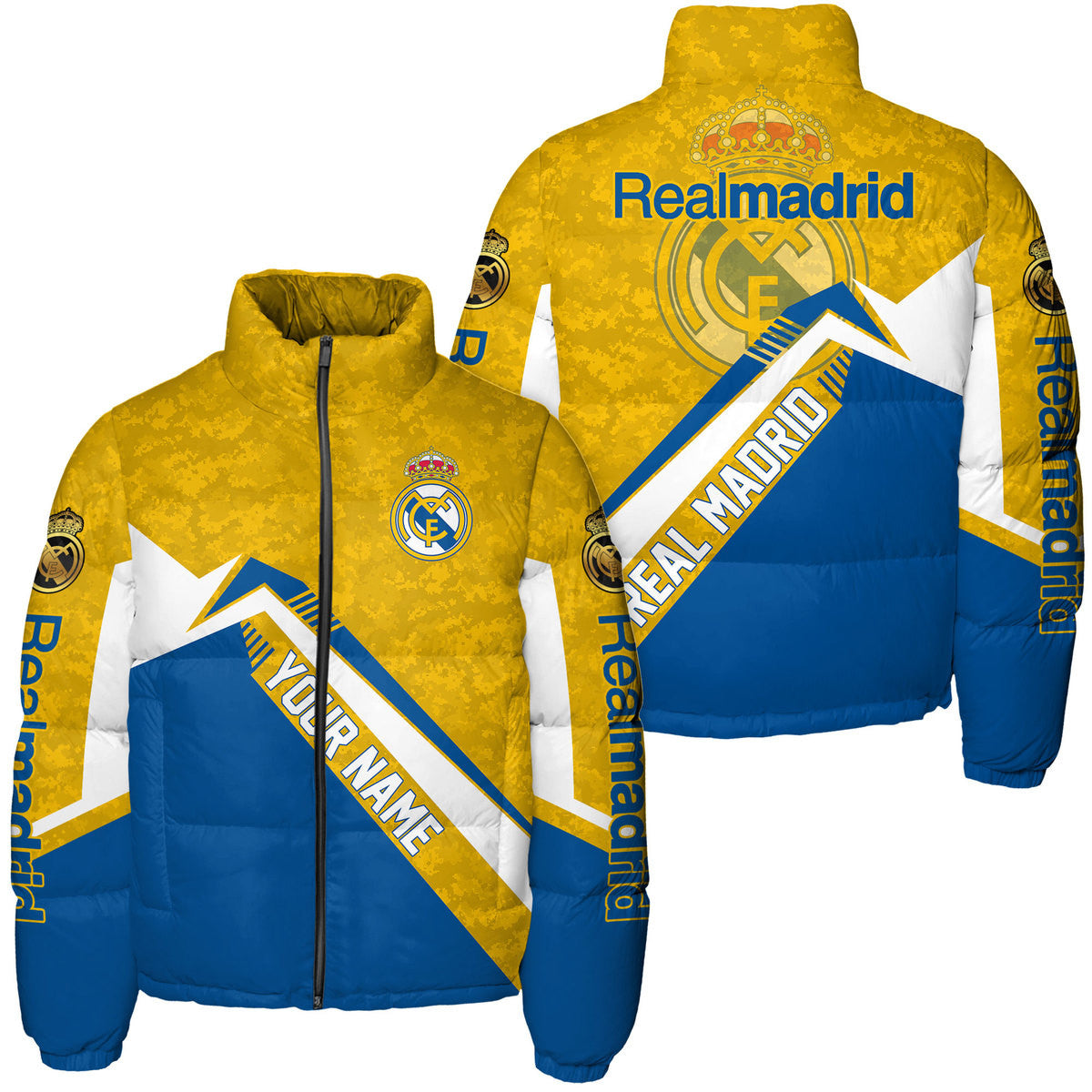 Real Madrid Puffer Thermal Stand Collar Jacket Q211002
