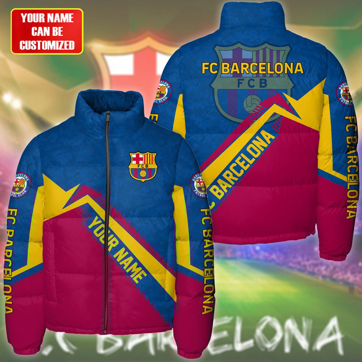 Barça Puffer Thermal Stand Collar Jacket Q211001