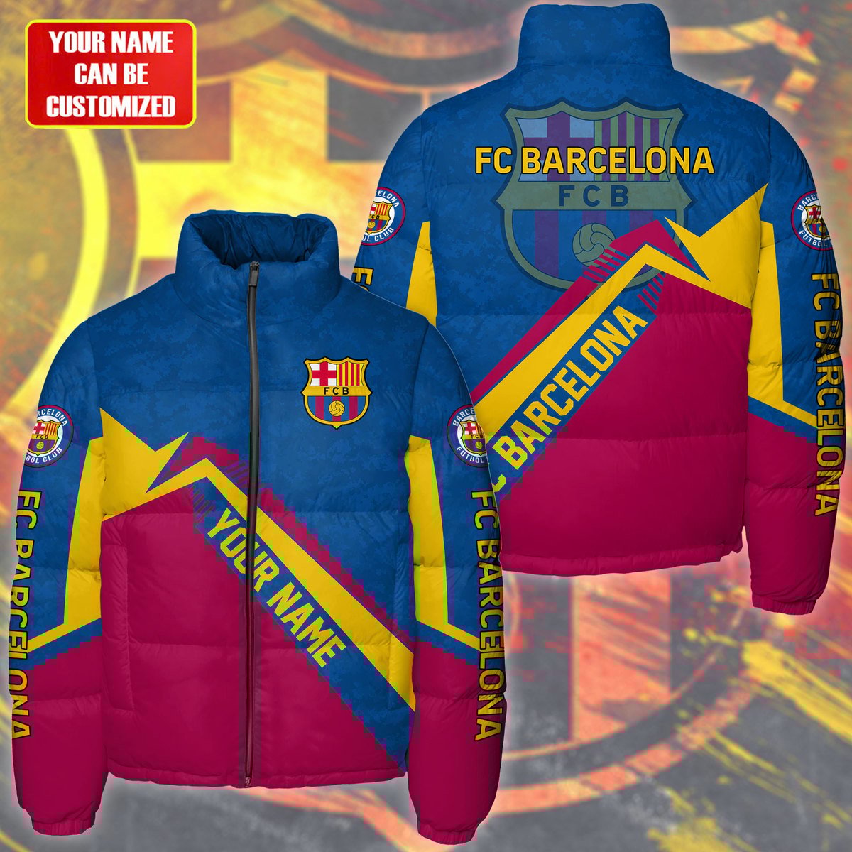 Barça Puffer Thermal Stand Collar Jacket Q211001