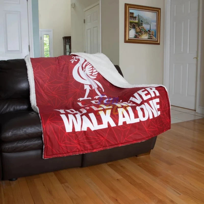 Liverpool 3D Fleece & Sherpa Blanket