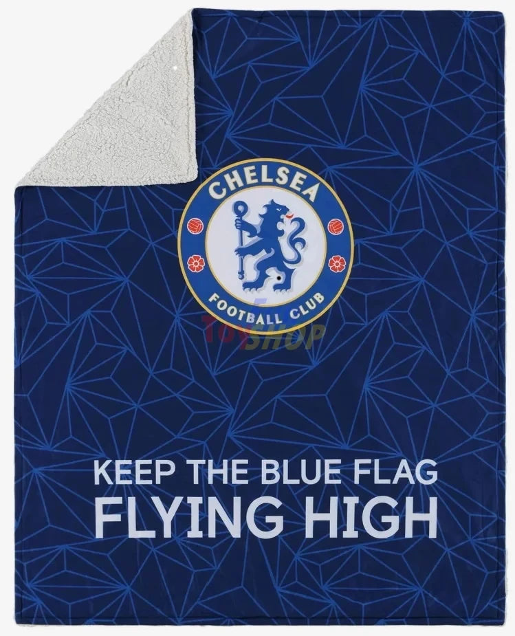 Chelsea 3D Fleece & Sherpa Blanket Q011116