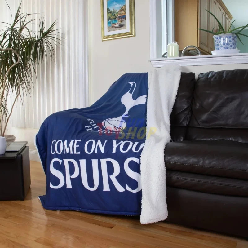 Tottenham Hotspur 3D Fleece & Sherpa Blanket