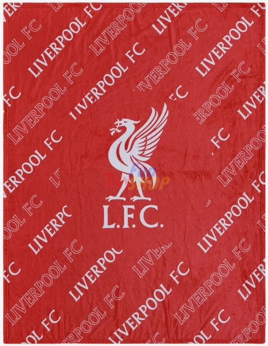 Liverpool Q2 3D Fleece & Sherpa Blanket