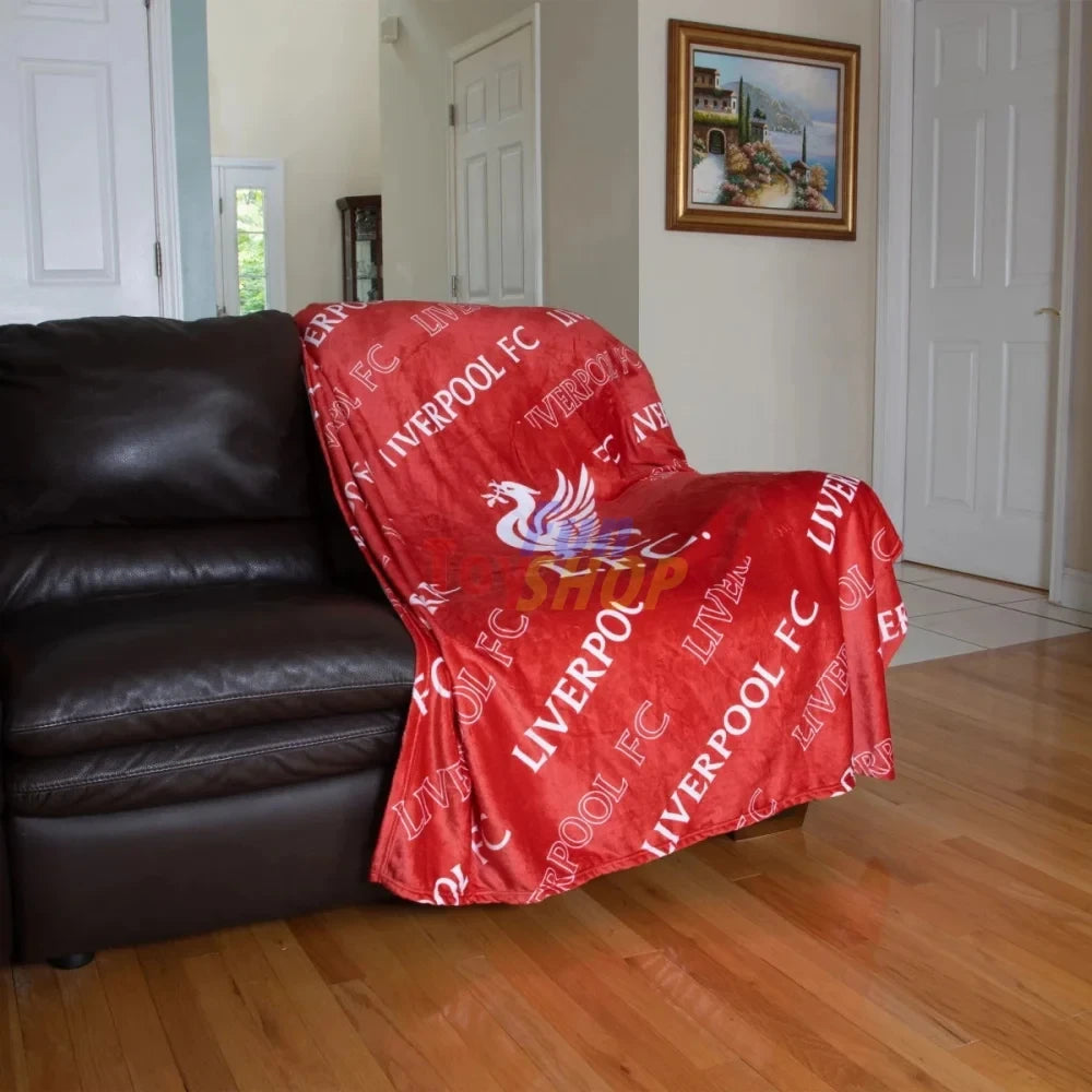Liverpool Q2 3D Fleece & Sherpa Blanket