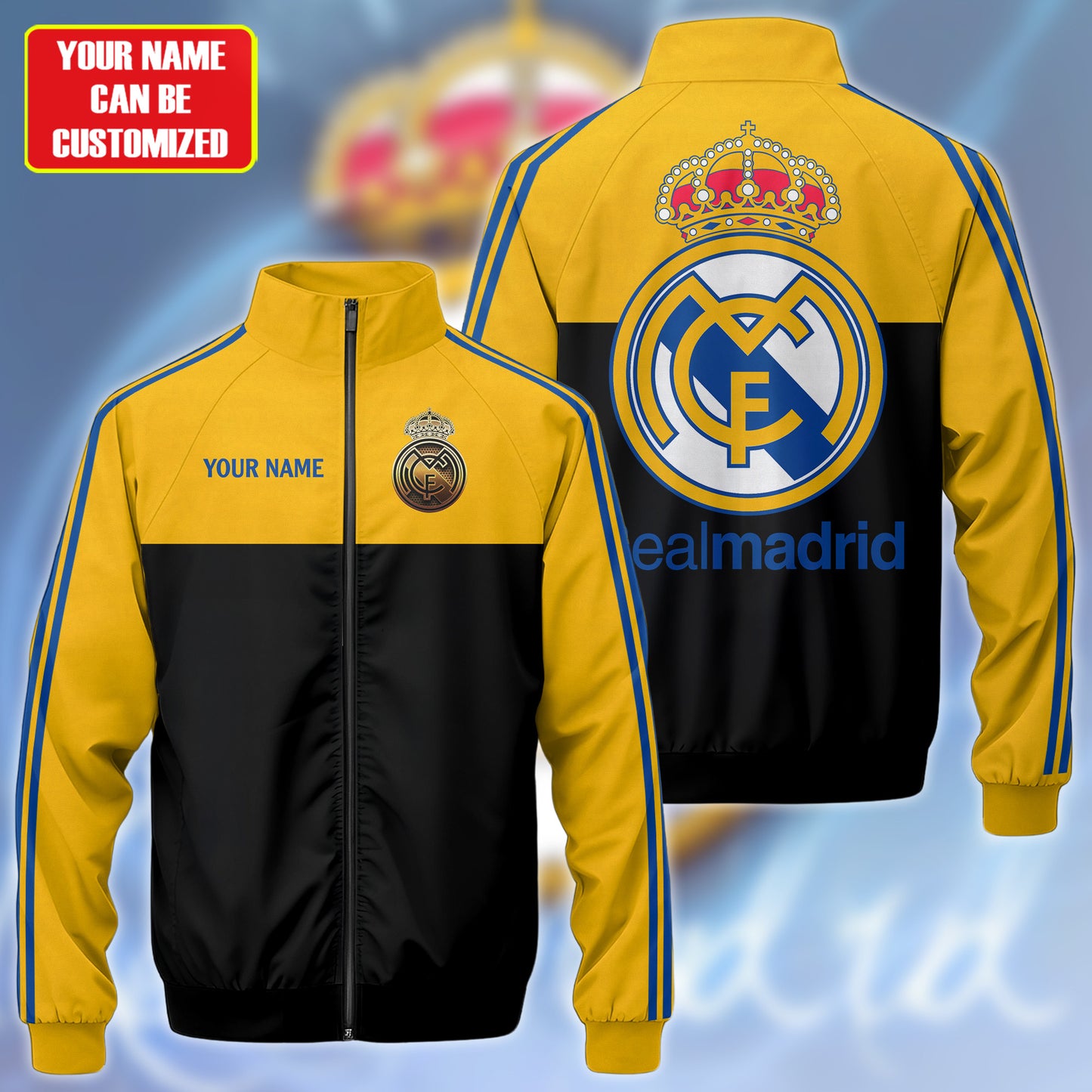 Real Madrid Zipper Stand Collar Jacket S211002