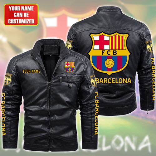 Barcelona Fleece Leather Jacket S241001