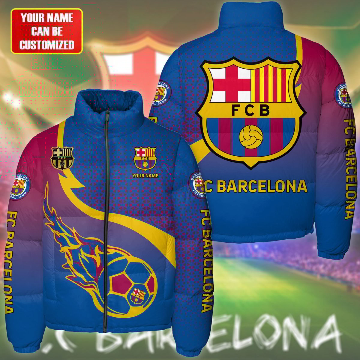 Barça Q2 Puffer Thermal Stand Collar Jacket Q241001