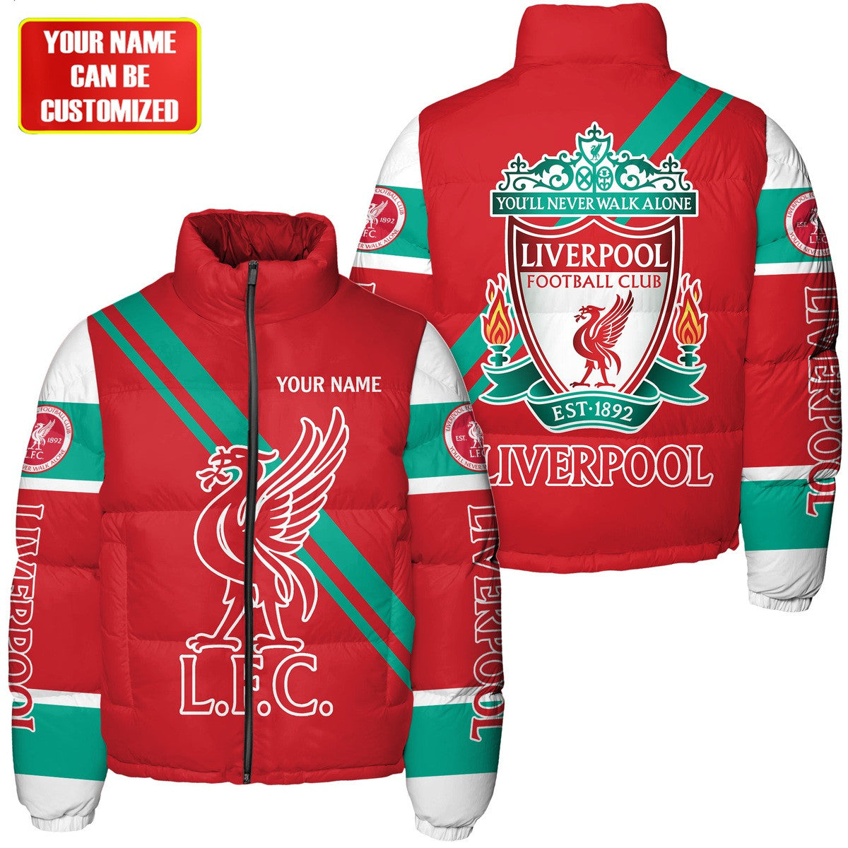 Liverpool Puffer Thermal Stand Collar Jacket QB231004