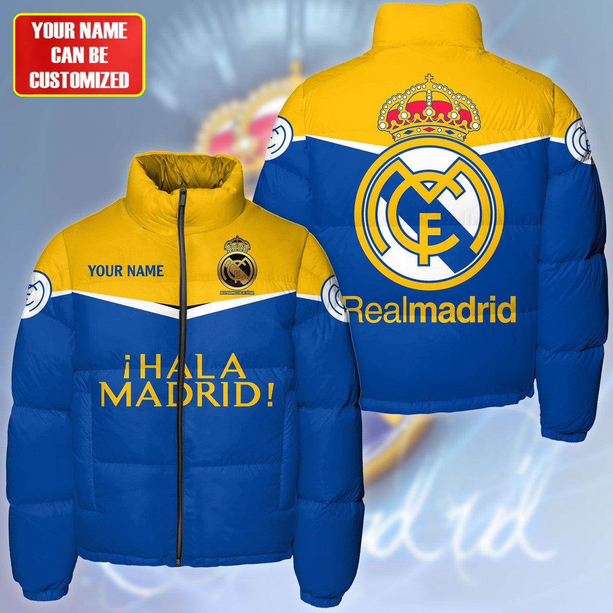Real Madrid Puffer Thermal Stand Collar Jacket QB241001