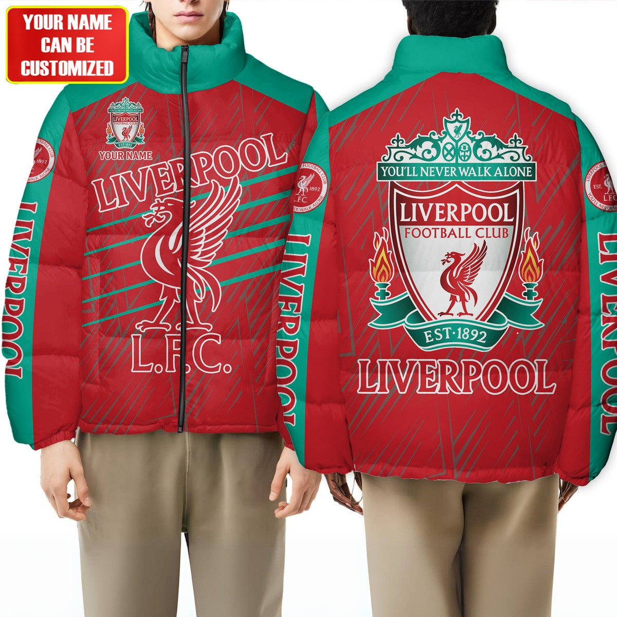 Liverpool Puffer Thermal Stand Collar Jacket QB251002