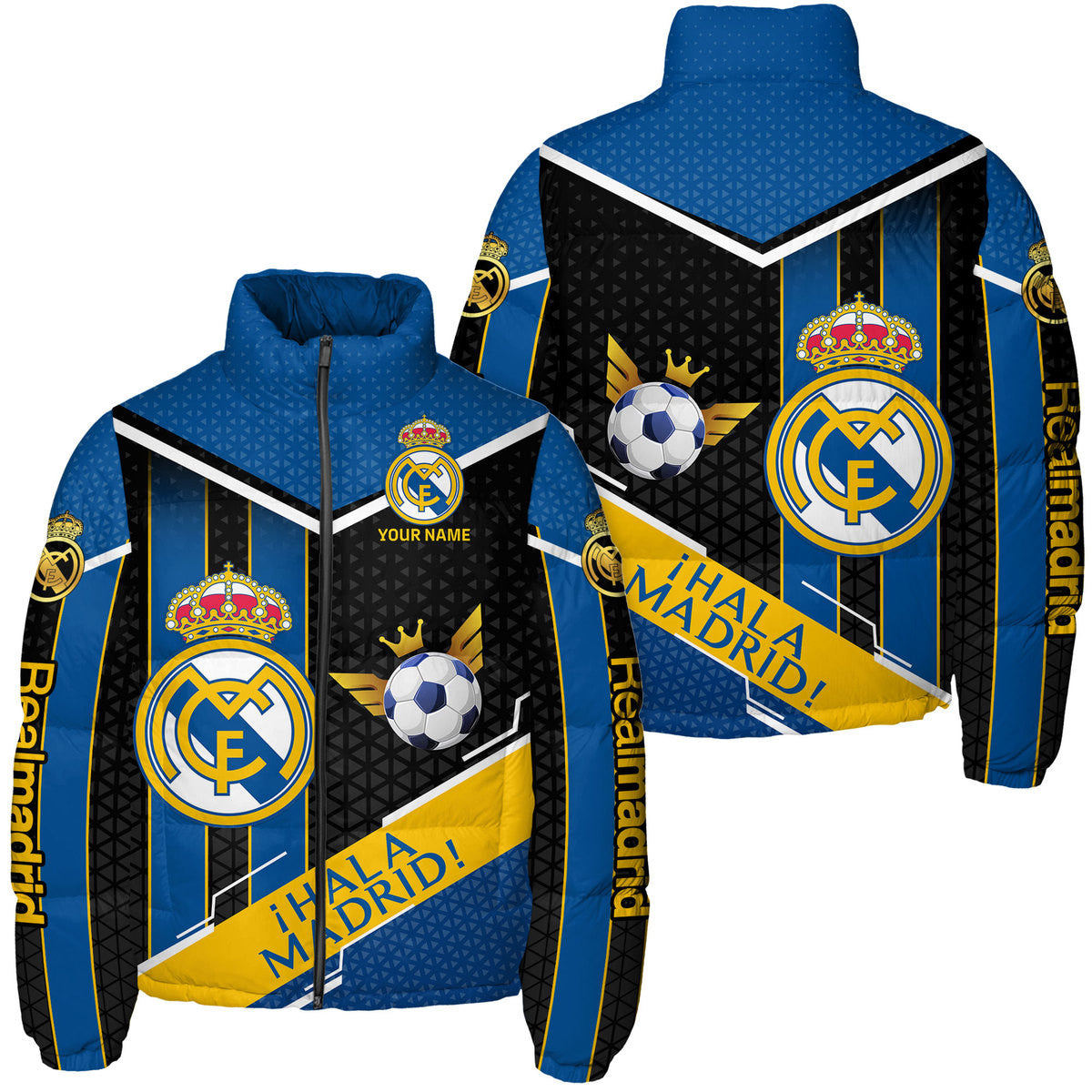 Real Madrid Q3 Puffer Thermal Stand Collar Jacket Q241003