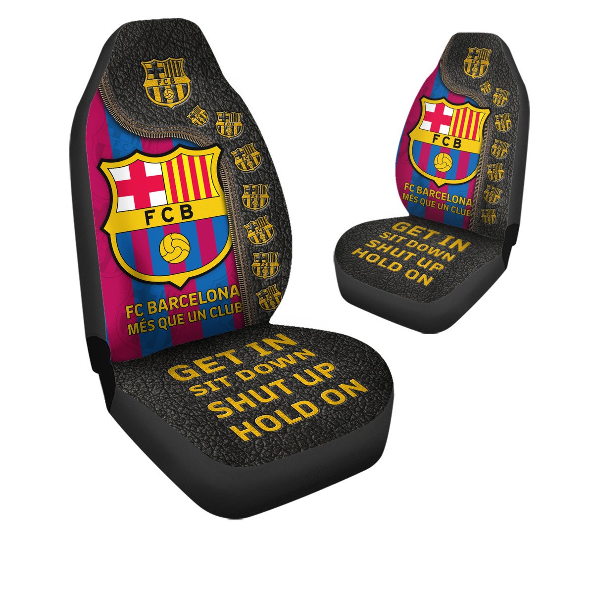 Barca Q2 Hold on Funny Car Seat Covers Universal Fit Set 2 Q281001