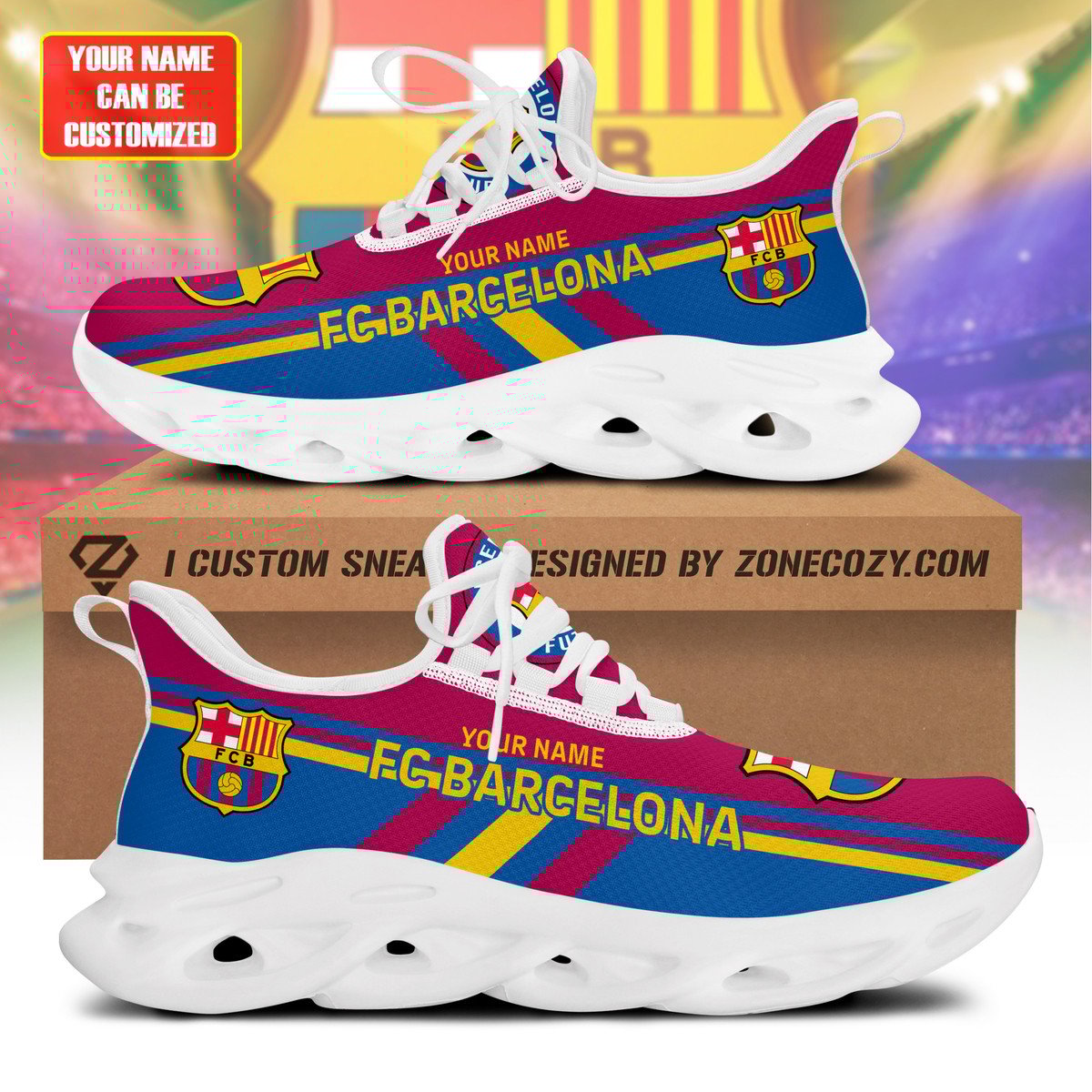 Personalized Barça Q2 Chunky Custom Sneaker Q281003