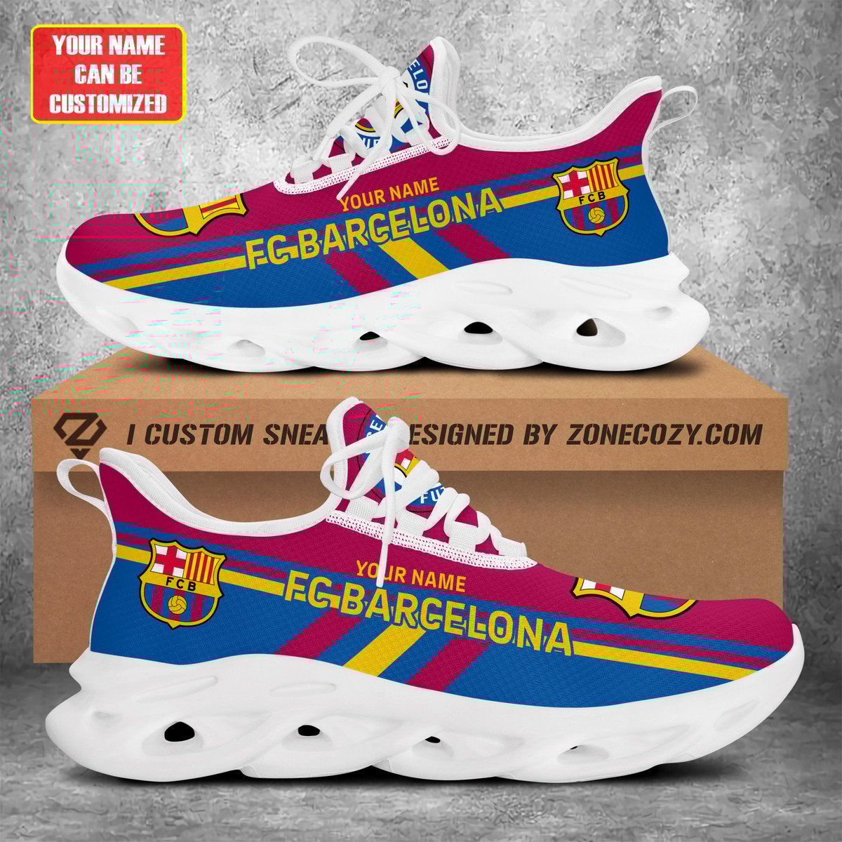 Personalized Barça Q2 Chunky Custom Sneaker Q281003