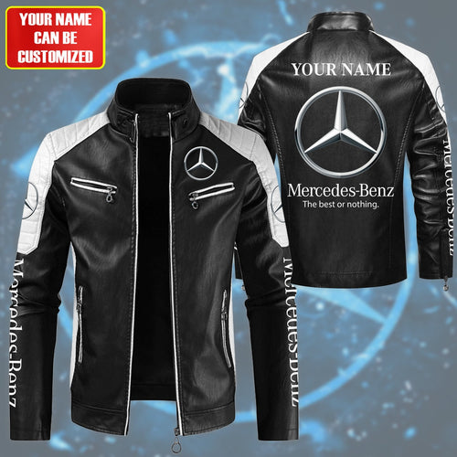 Personaziled Merc Leather Biker Jacket P281001