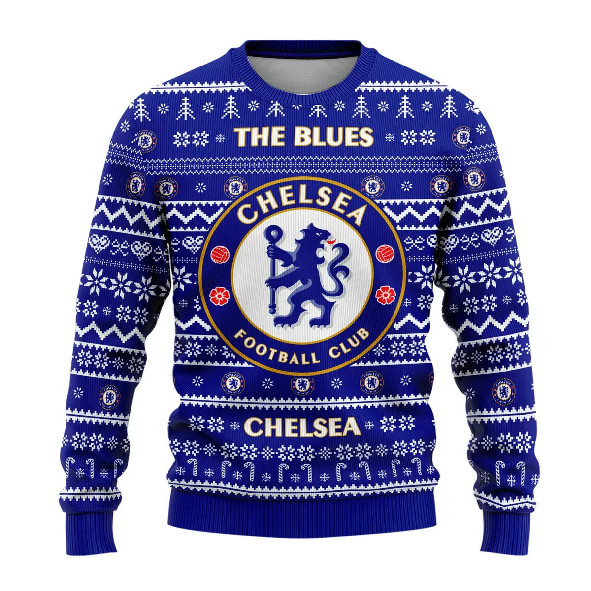 Chelsea S11 Ugly Christmas Sweater , Unisex Wool Sweater S281006