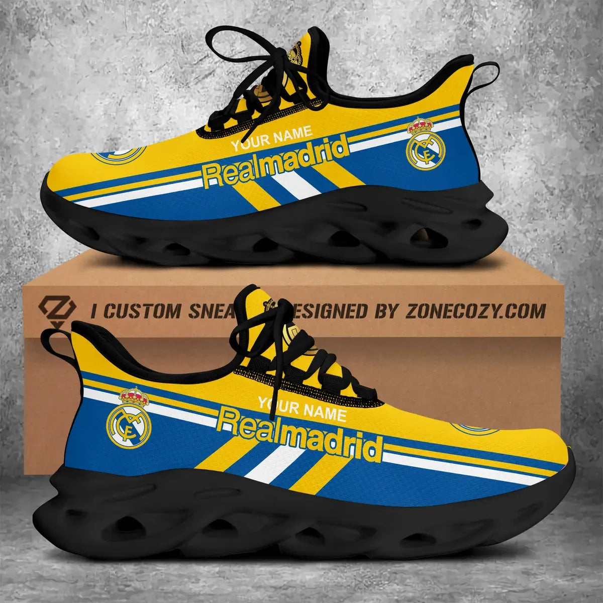 Personalized Real Madrid Q2 Chunky Custom Sneaker Q301002