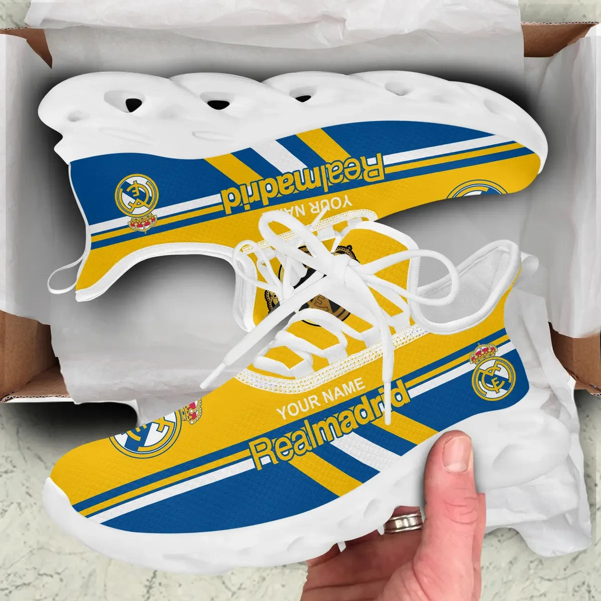 Personalized Real Madrid Q2 Chunky Custom Sneaker Q301002