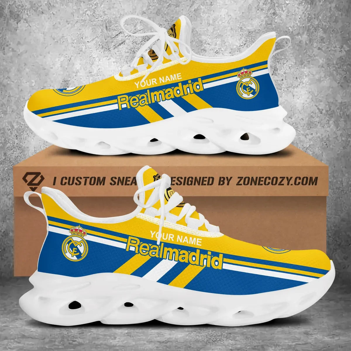 Personalized Real Madrid Q2 Chunky Custom Sneaker Q301002