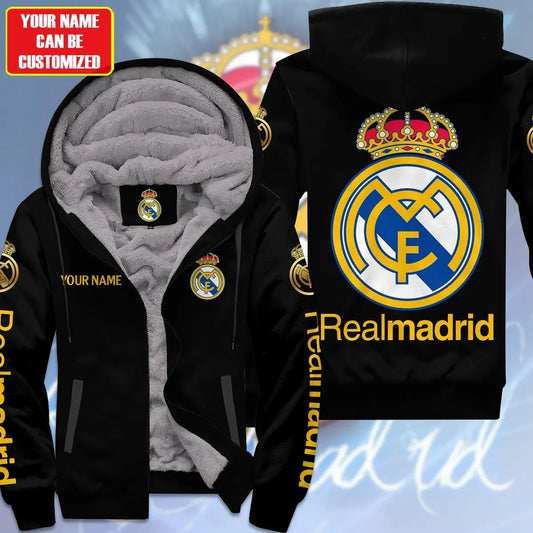 Personalized Real Madrid Fleece 3D All Over Printed Unisex Shirt S301002