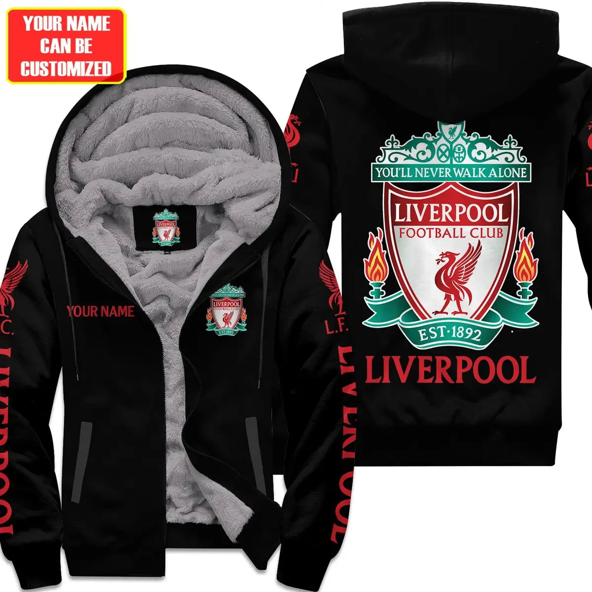 Personalized Liverpool Fleece 3D All Over Printed Unisex Shirt S301001