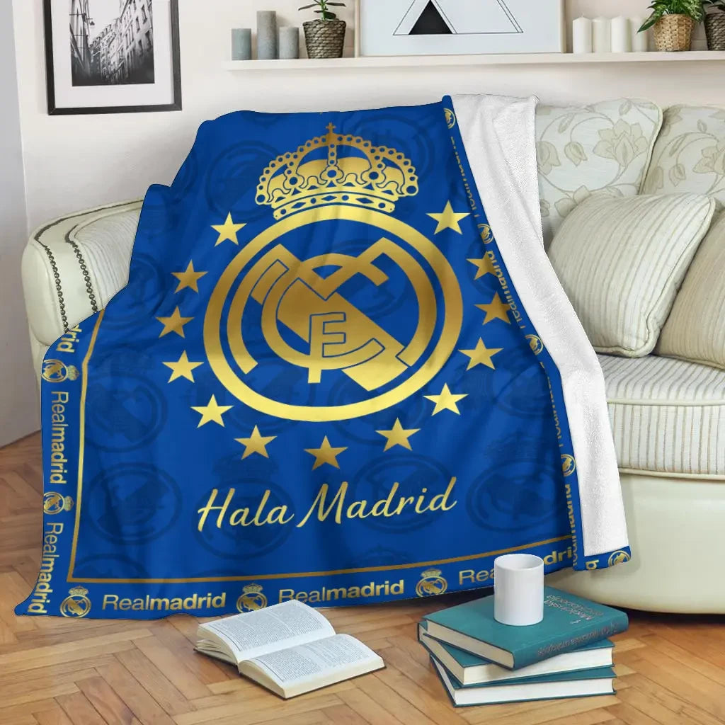 Real Madrid 3D Fleece Blanket S311003