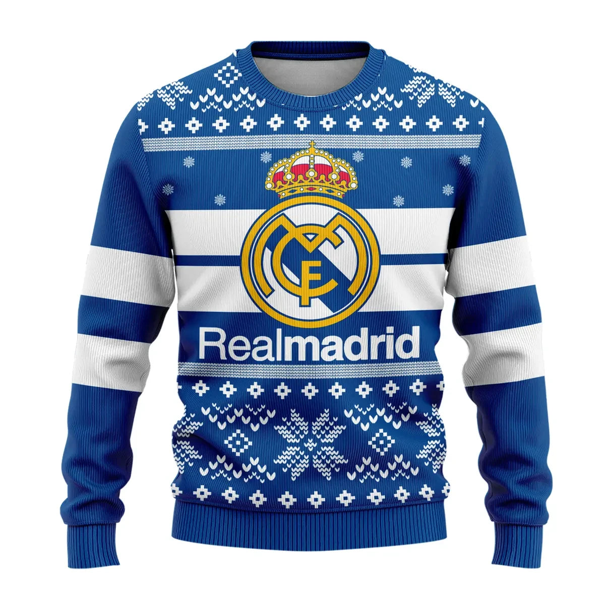 Real Madrid S7 Ugly Christmas Sweater , Unisex Wool Sweater S301004