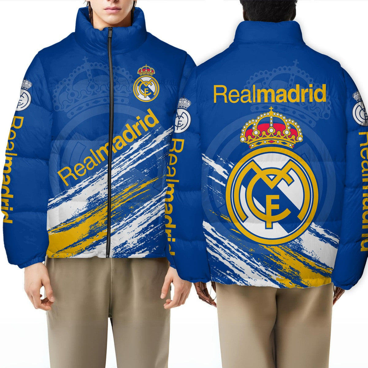 Real Madrid Puffer Thermal Stand Collar Jacket V1 QB311008