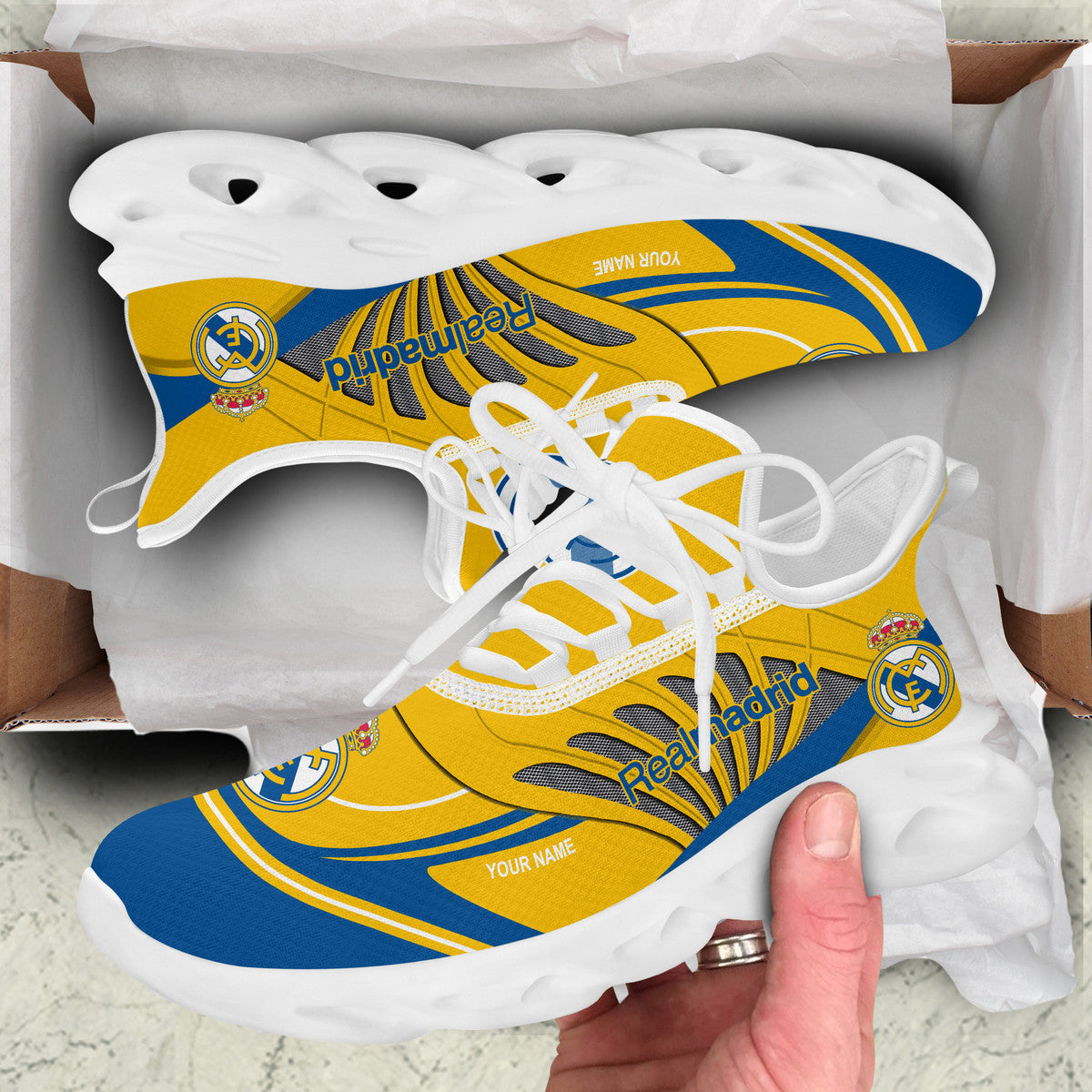 Personalized Real Madrid Q7 Chunky Custom Sneaker Q311008