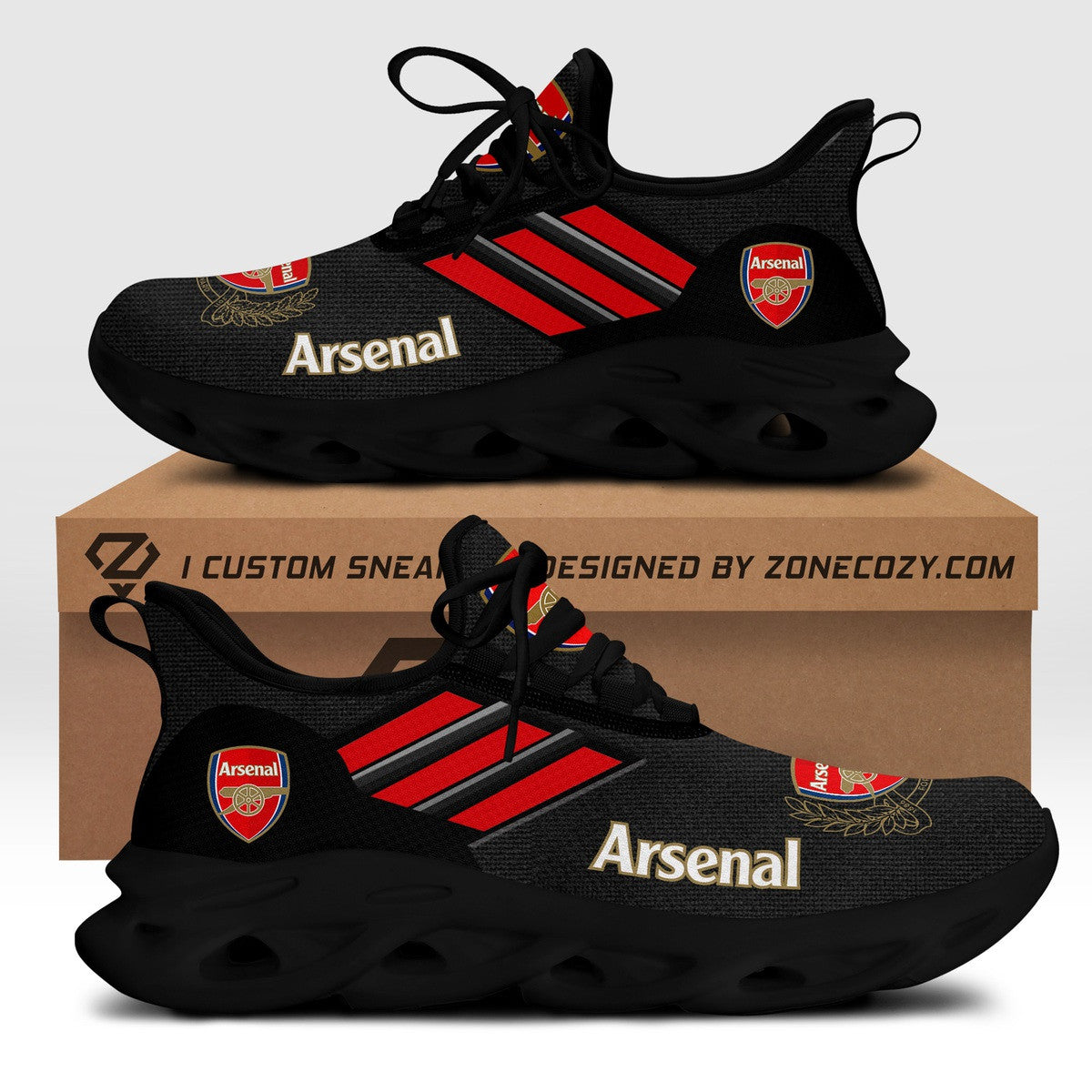 Arsenal V2 Chunky Custom Sneaker S011108
