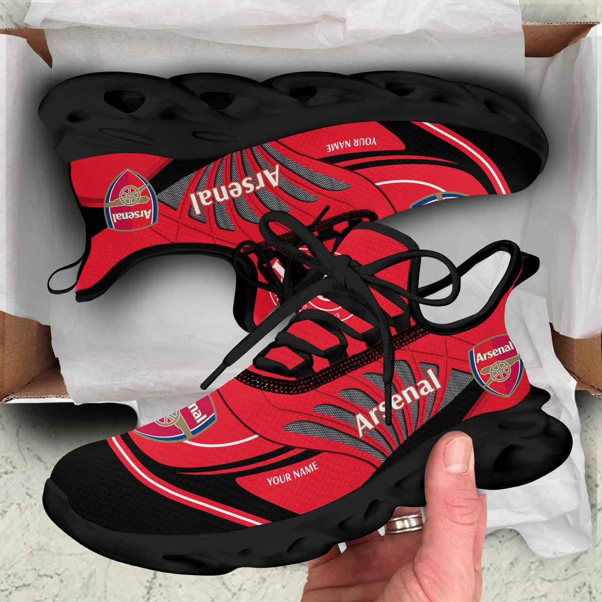 Personalized Arsenal Q6 Chunky Custom Sneaker Q311007