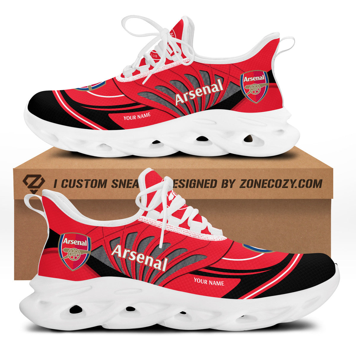 Personalized Arsenal Q6 Chunky Custom Sneaker Q311007