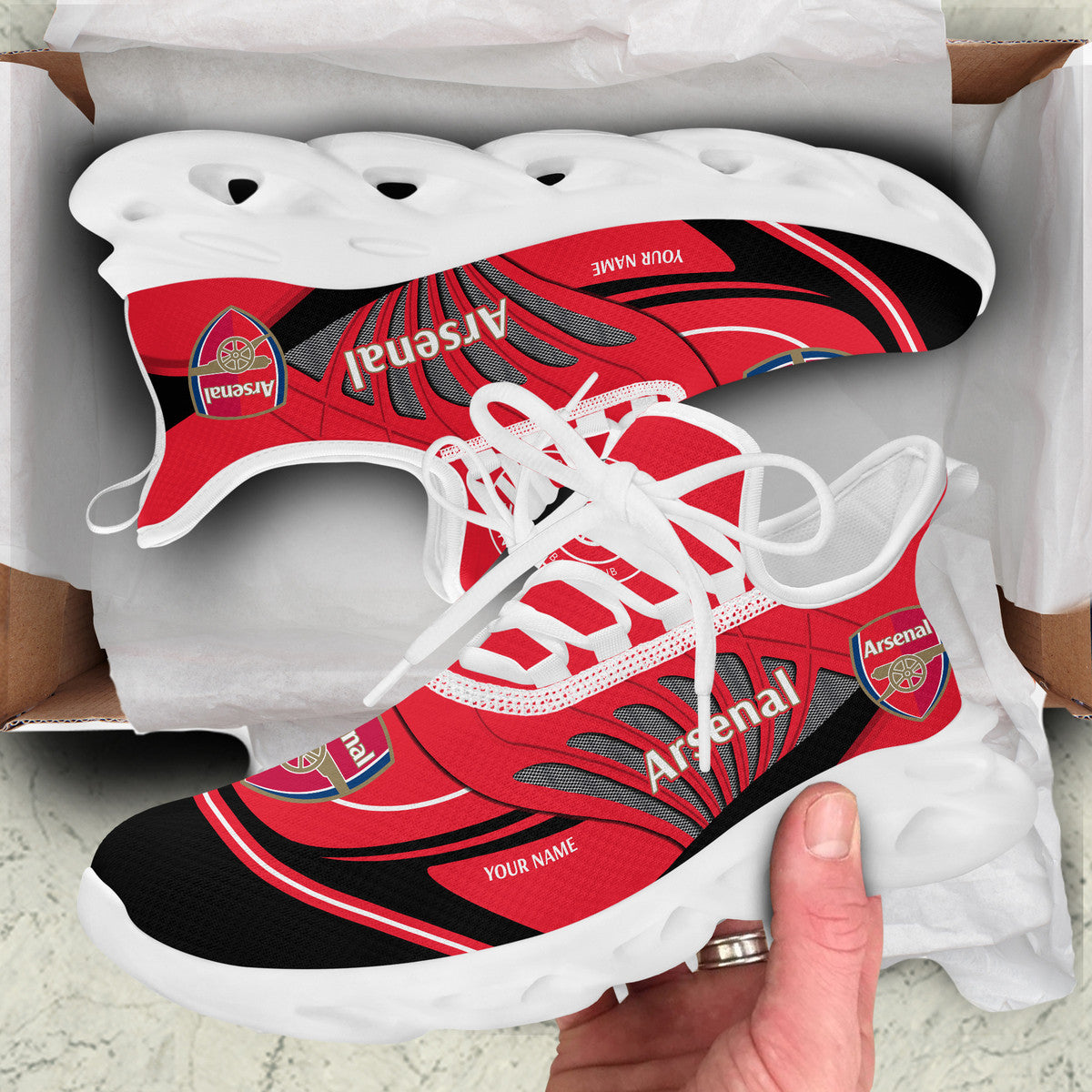 Personalized Arsenal Q6 Chunky Custom Sneaker Q311007