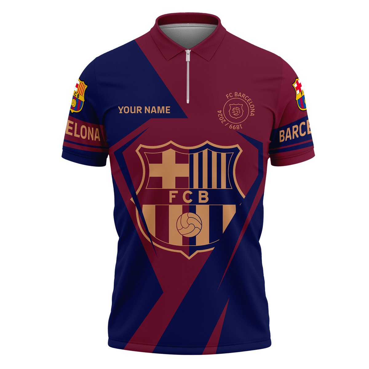 Personalized Barca 3D Full Printing Set , Barca Zip Polo, Shirt , Hoodie , Short , Polo ,hawaii QB021103