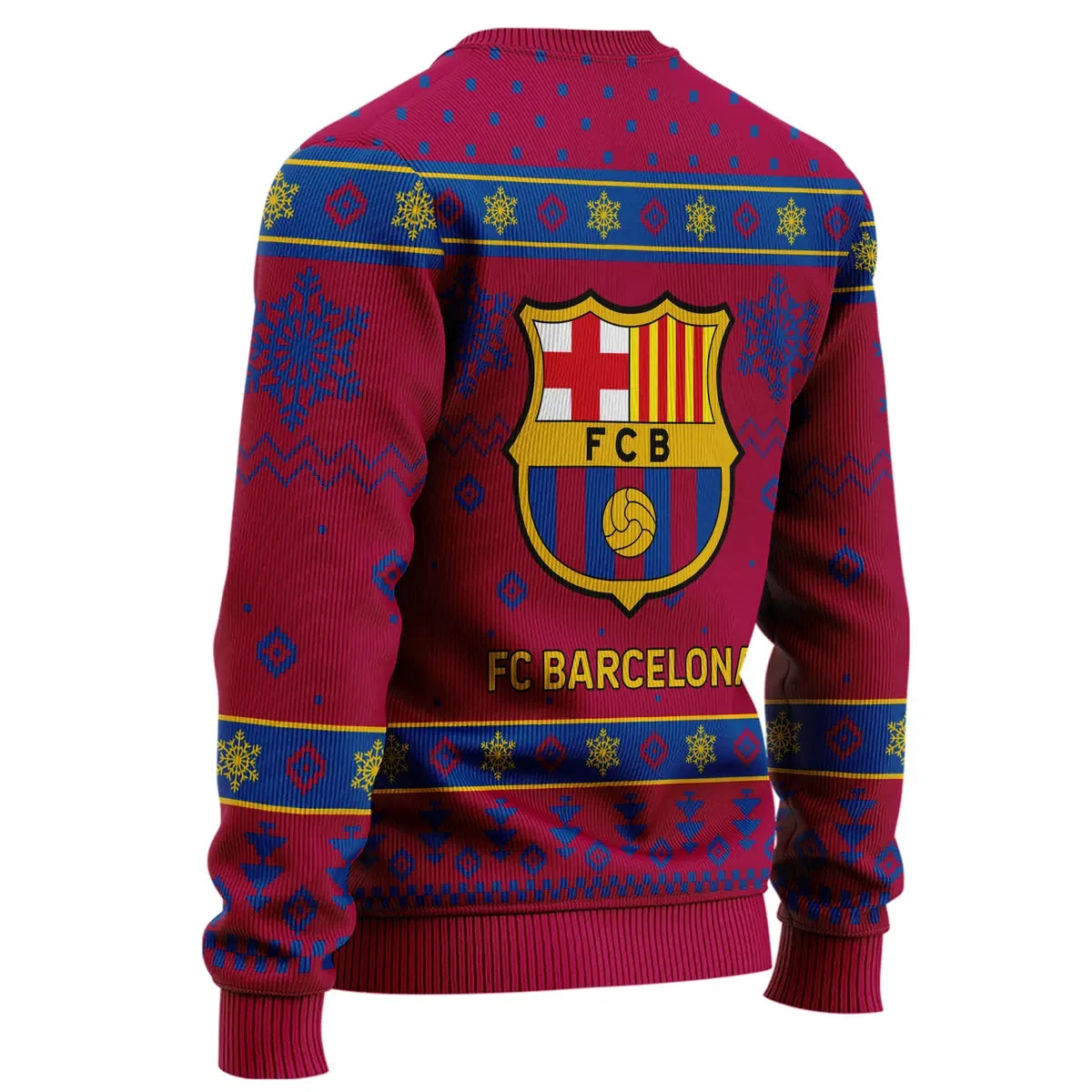 Barcelona S4 Ugly Christmas Sweater , Unisex Wool Sweater S051106