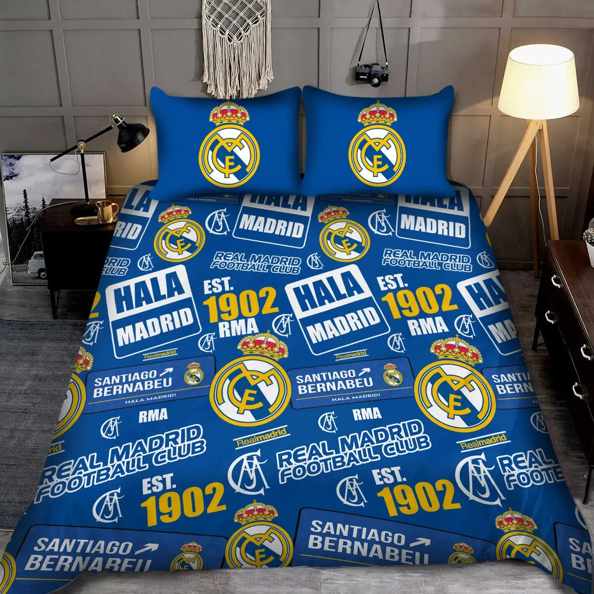 Real Madrid All Over Printed Bedding Set QB051105
