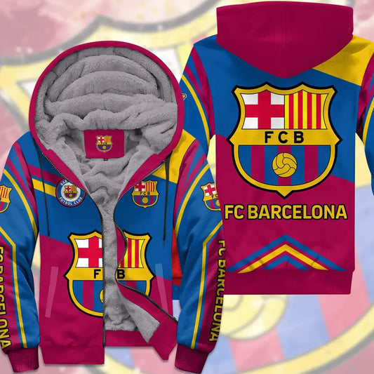 Personalized Barca Fleece 3D All Over Printed Unisex Shirt QB061106