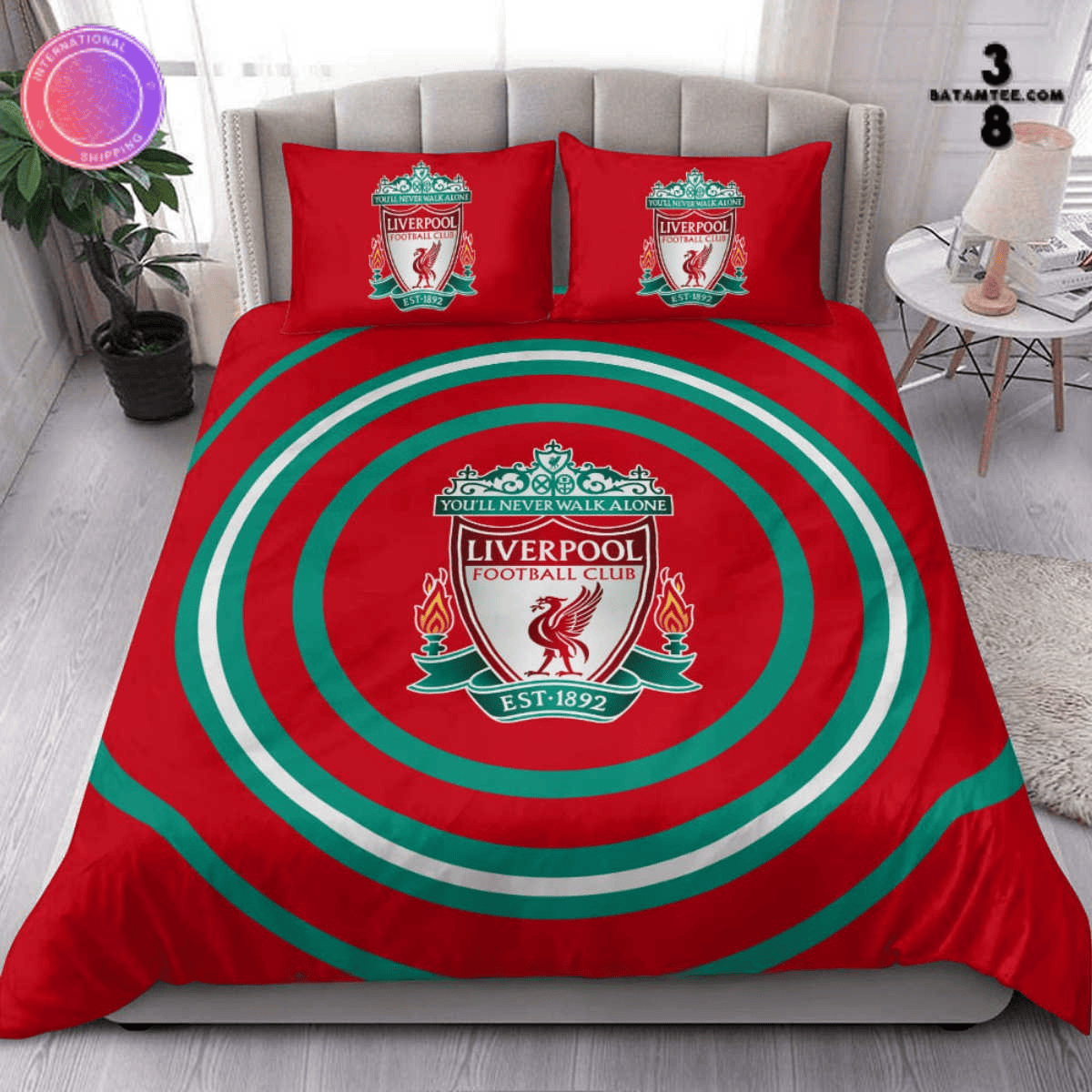 Liverpool Q2 All Over Printed Bedding Set