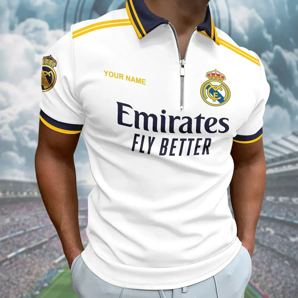 Personalized Real Madrid 3D Full Printing Set , Real Madrid Shirt ,Real Madrid Shirt , Hoodie , Short ,Polo ,hawaii , ... Q071102
