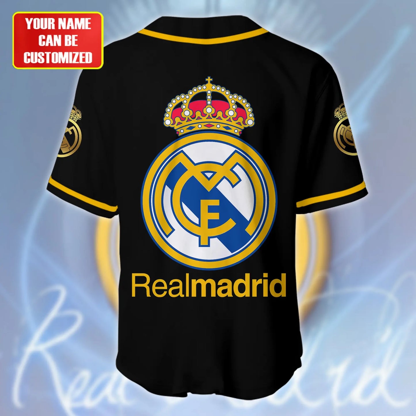 Personalized Real Madrid - Baseball Jersey Shirt 3D S121106