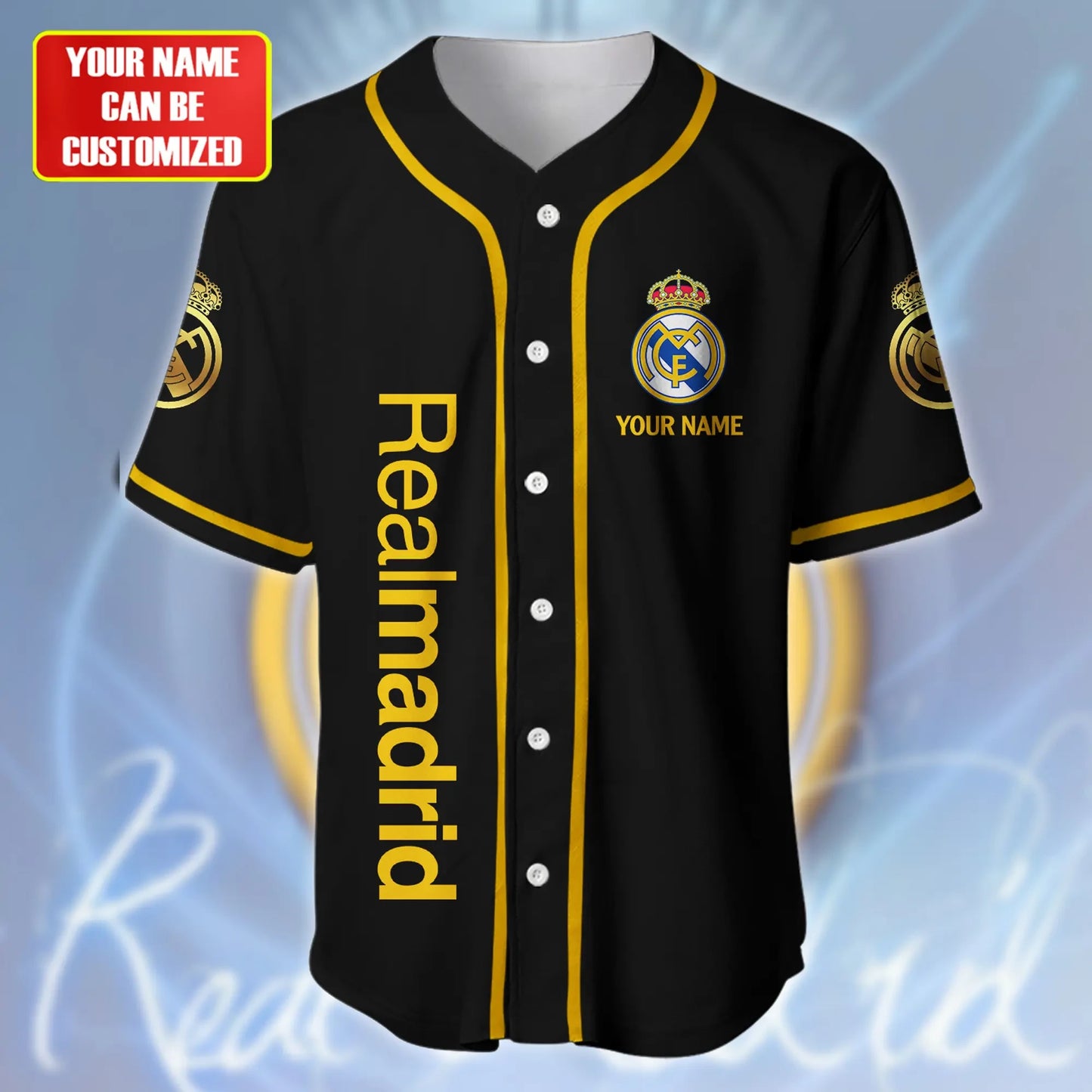 Personalized Real Madrid - Baseball Jersey Shirt 3D S121106