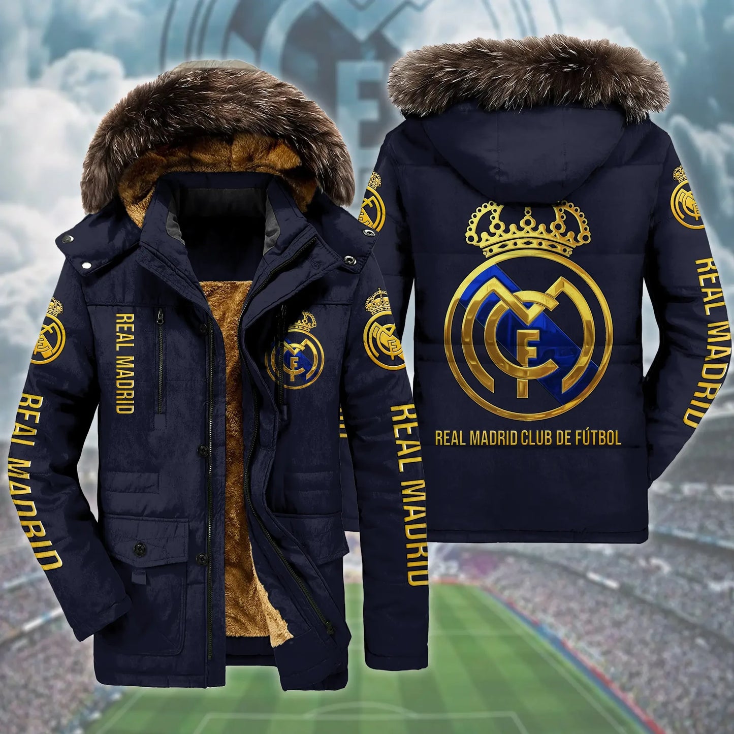 Real Madrid Parka Winter Jacket S121107