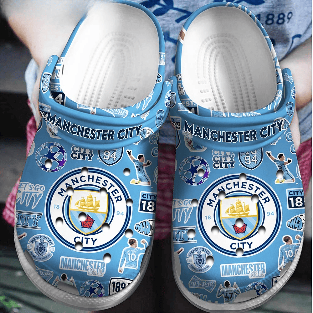 Manchester City 3D Clog