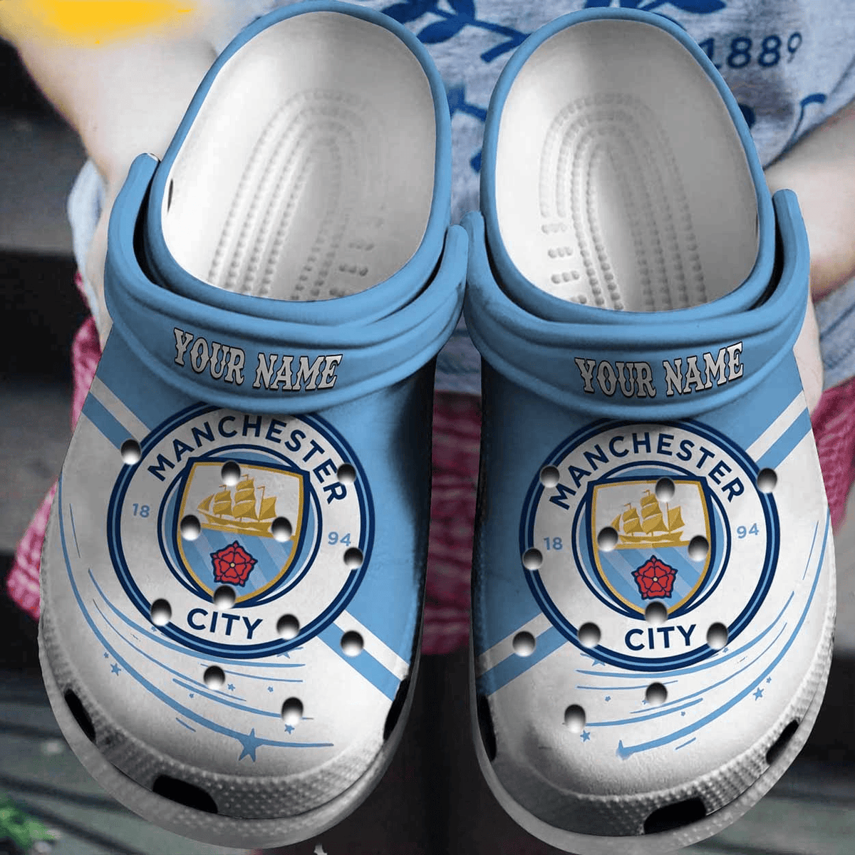 Personalized Manchester City V2 3D Clog