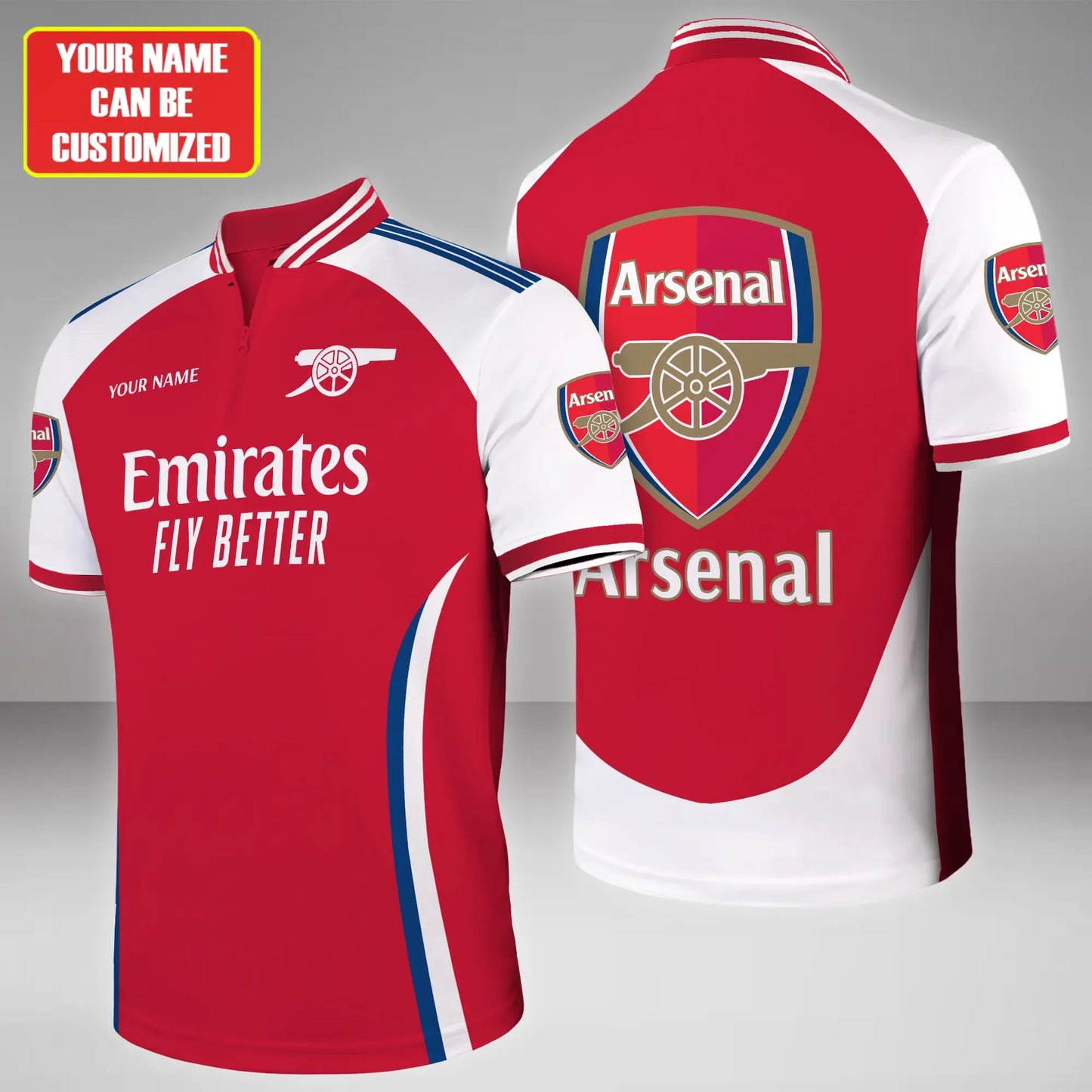 Personalized Arsenal Outfits 3D Full Printing Set , Arsenal Shirt , Zipper Polo, Hoodie , Short , Polo ,hawaii Q121108