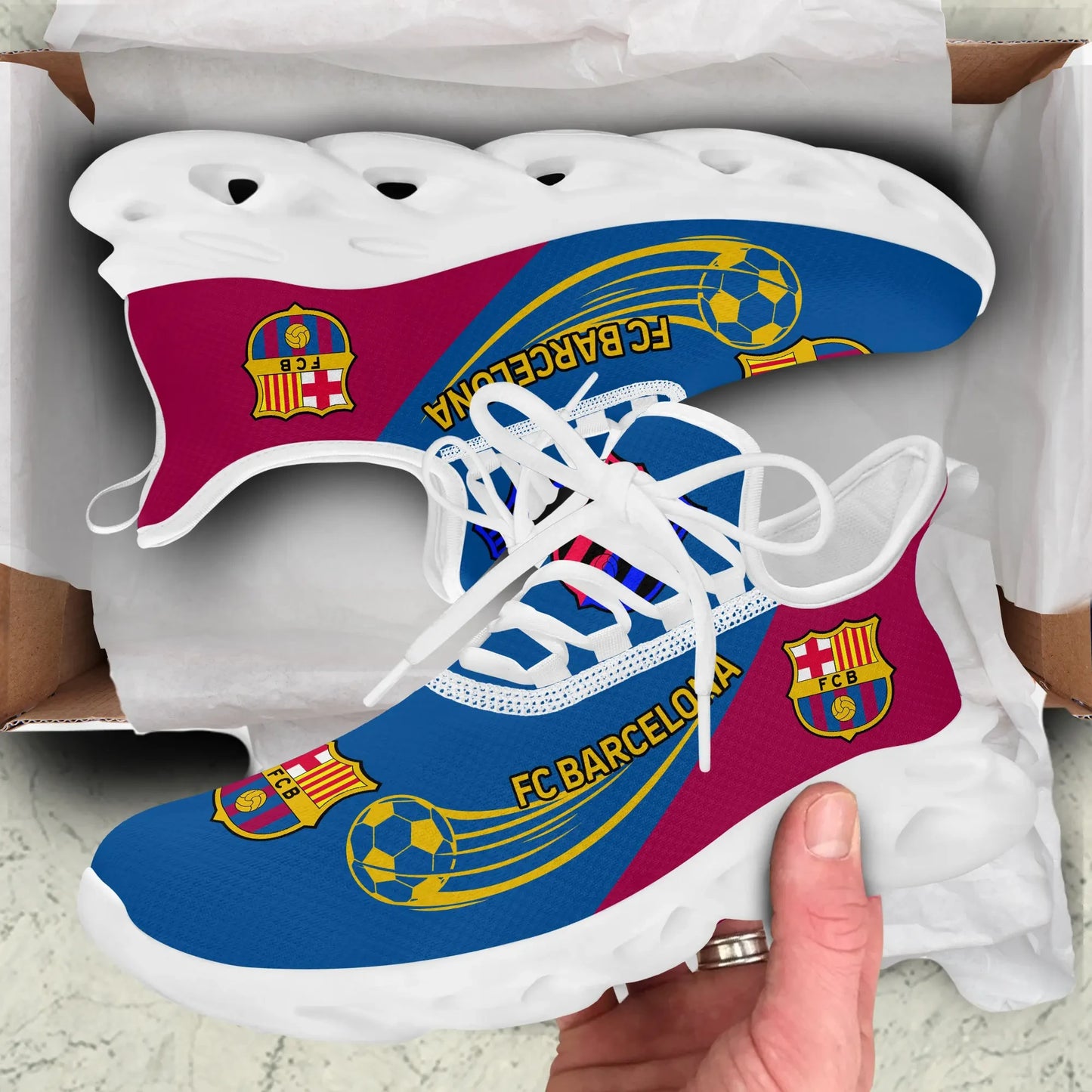 Barça Q10 Clunky Custom Sneaker Q181101