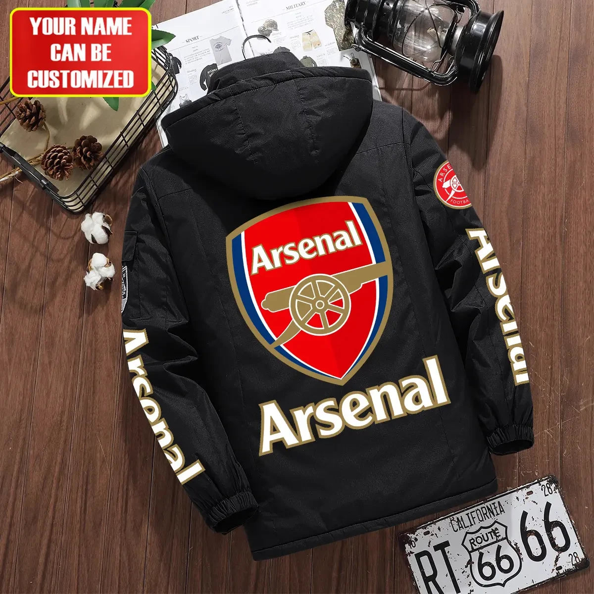 Personalized Arsenal Parka Winter Jacket V2